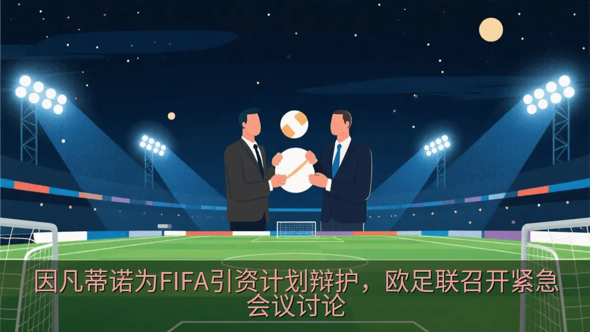 足球场与全球体育商业合作概念图